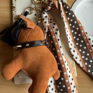 French Bulldog Plush Keychain / bag charm
